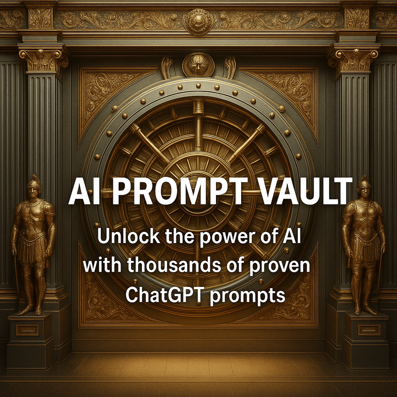 AI Prompt Vault app preview