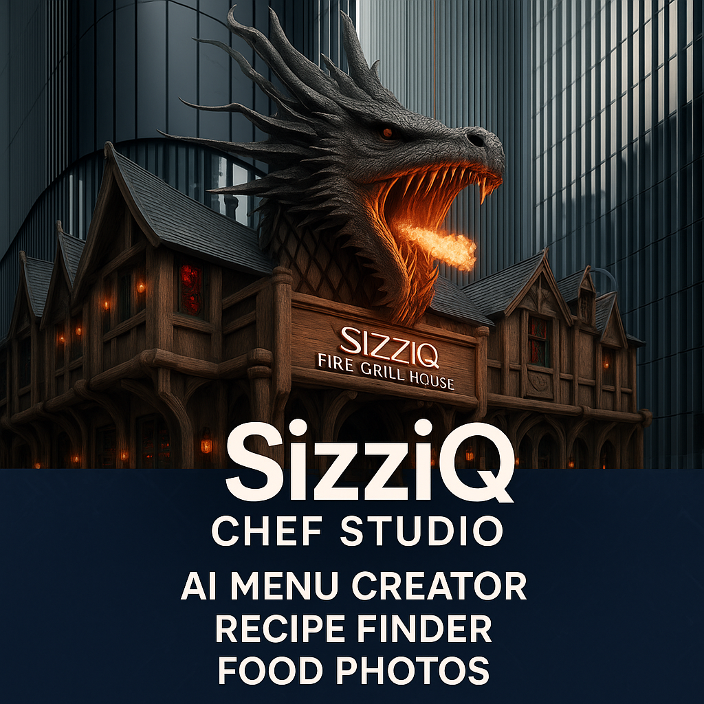 SizziQ Chef Studio app preview