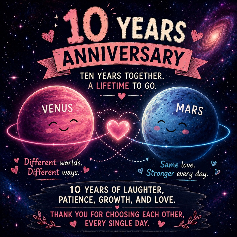 10 Year Anniversary Gift