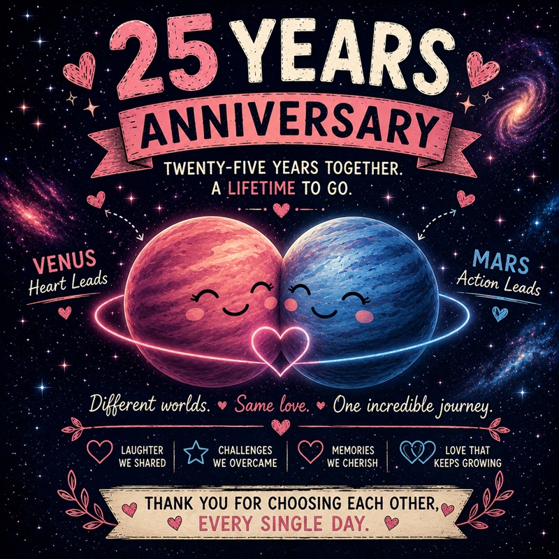 25 Year Anniversary Gift