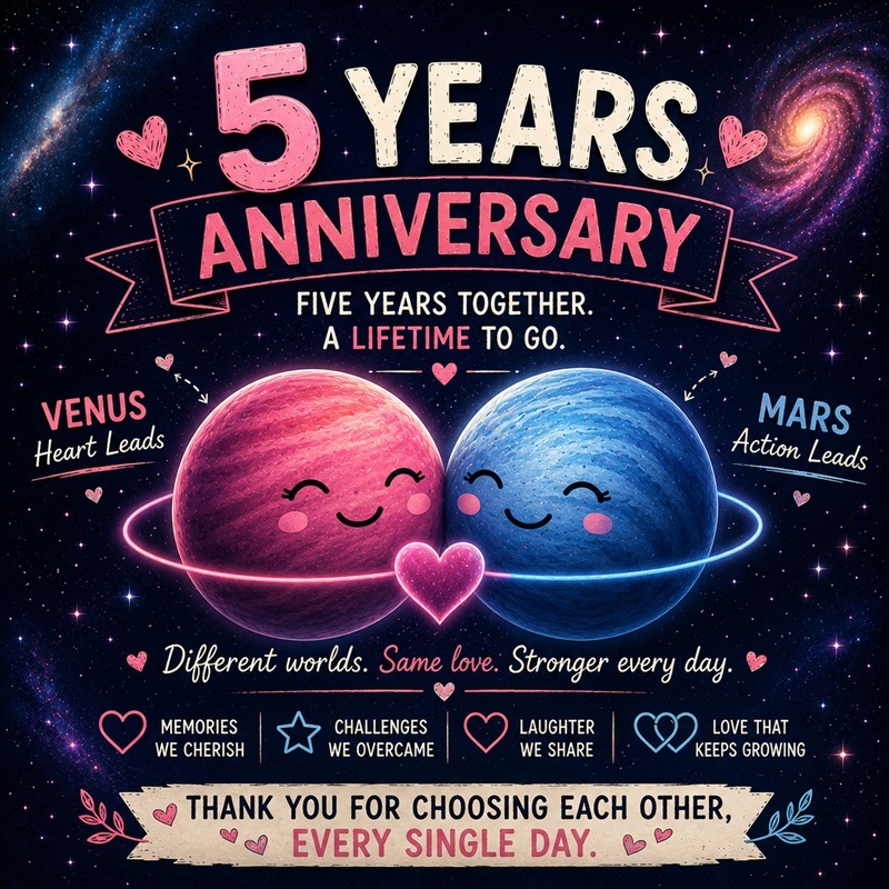 5 Year Anniversary Gift