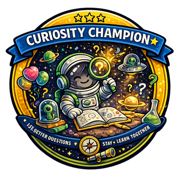 Curiosity Champion Badge