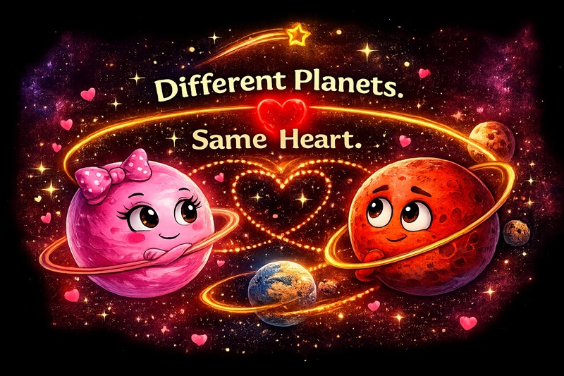 Different Planets Same Heart T-Shirt