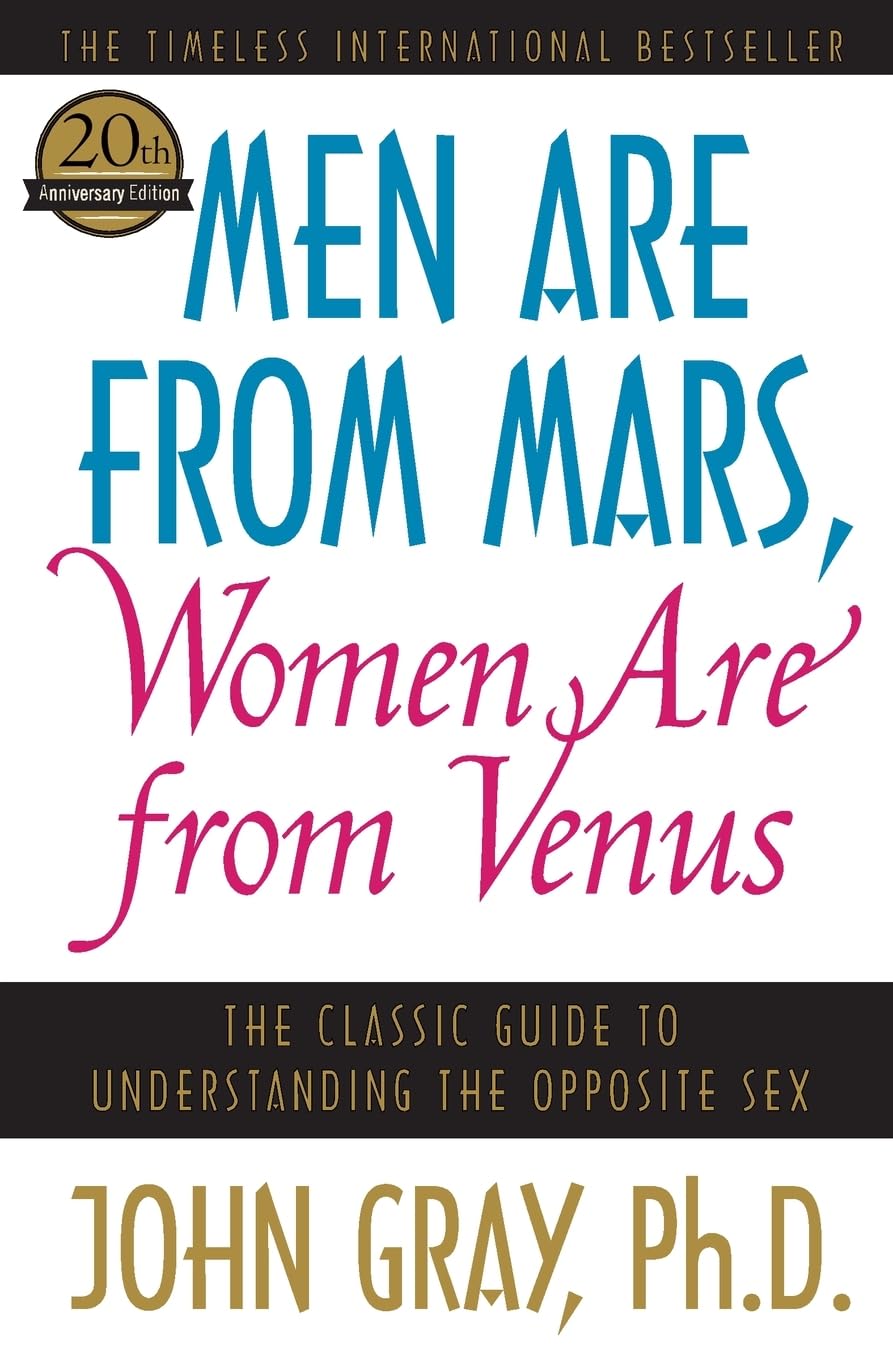 Men Are from Mars Women Are from Venus Book Cover