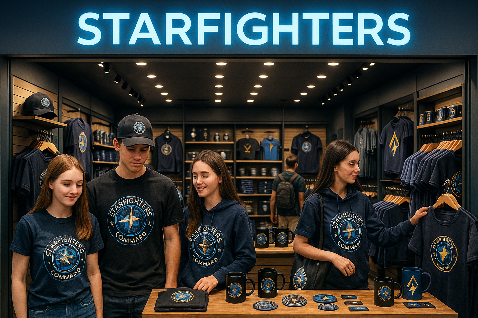 Starfighters Merch Storefront