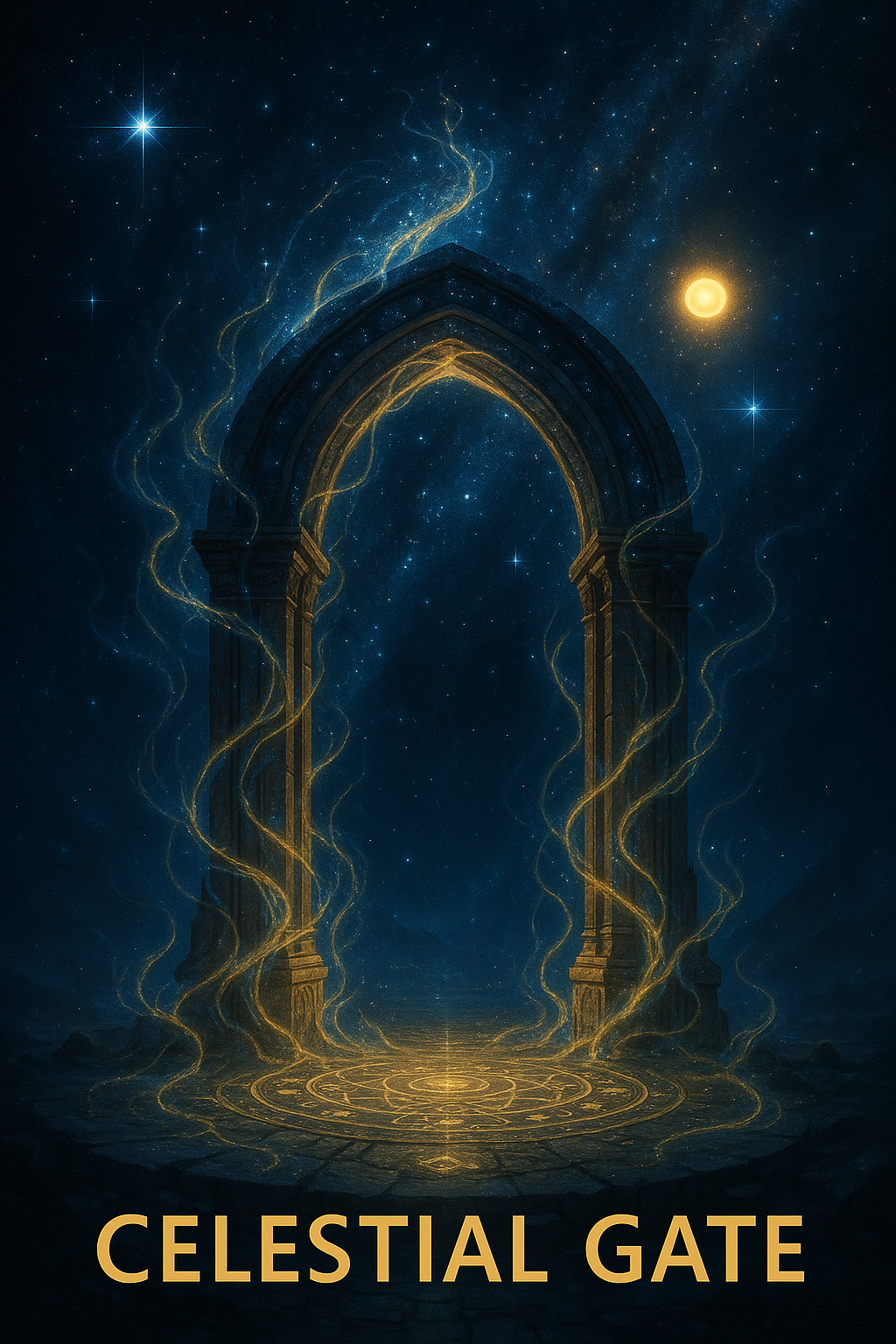Celestial Gate in The Eternal Flame #CosmicFantasy