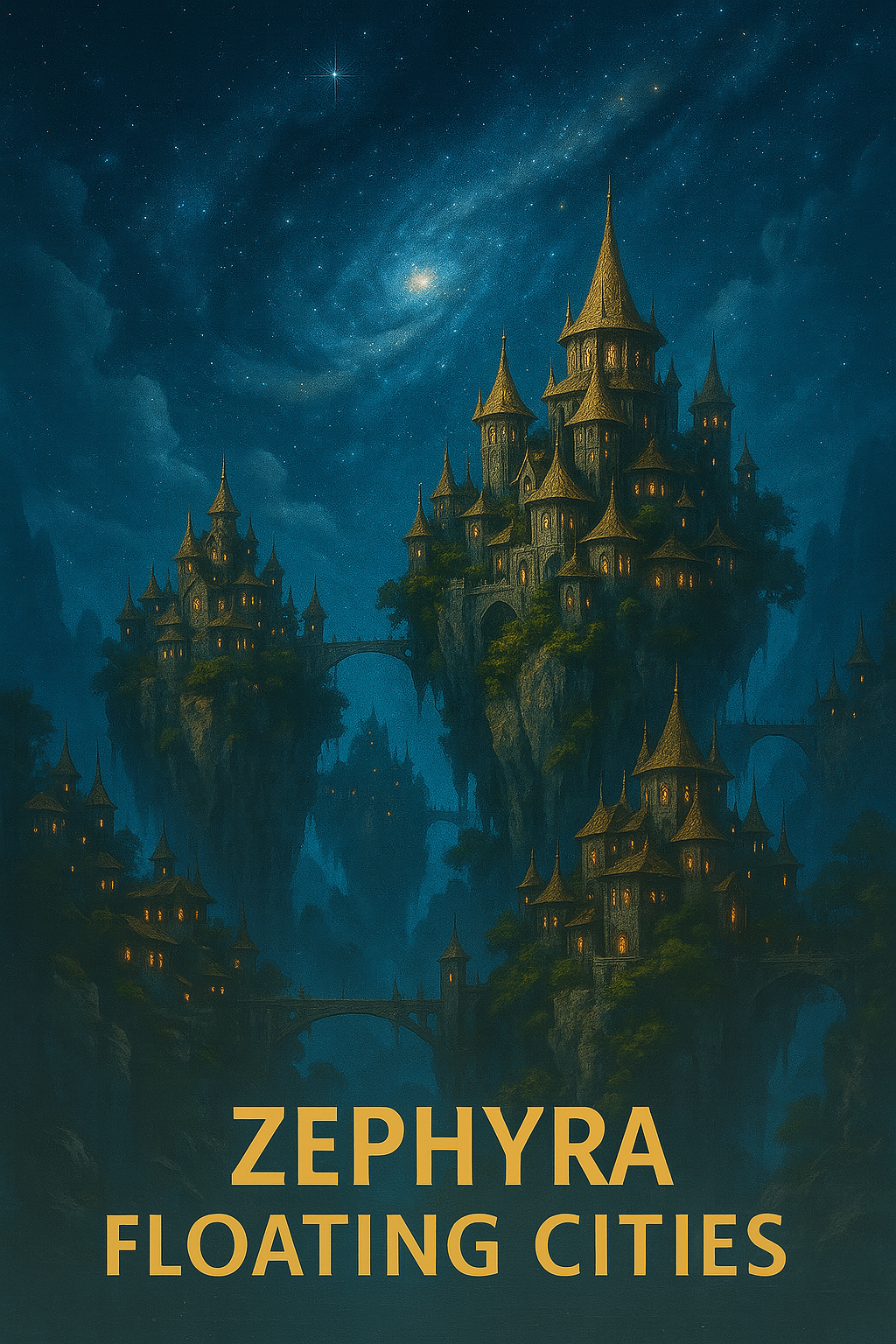 Zephyra’s floating cities in The Nexus Awakened #RomantasyTrilogy