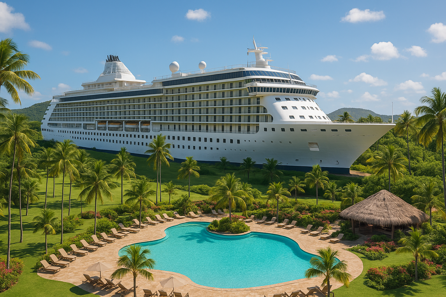 Cruise Ship Deck View