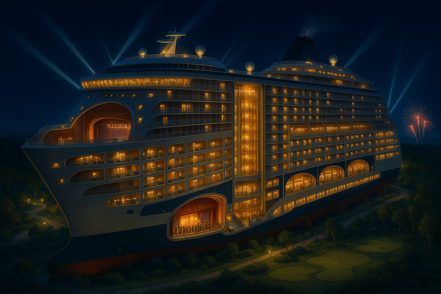 Cruise Resort Entrance