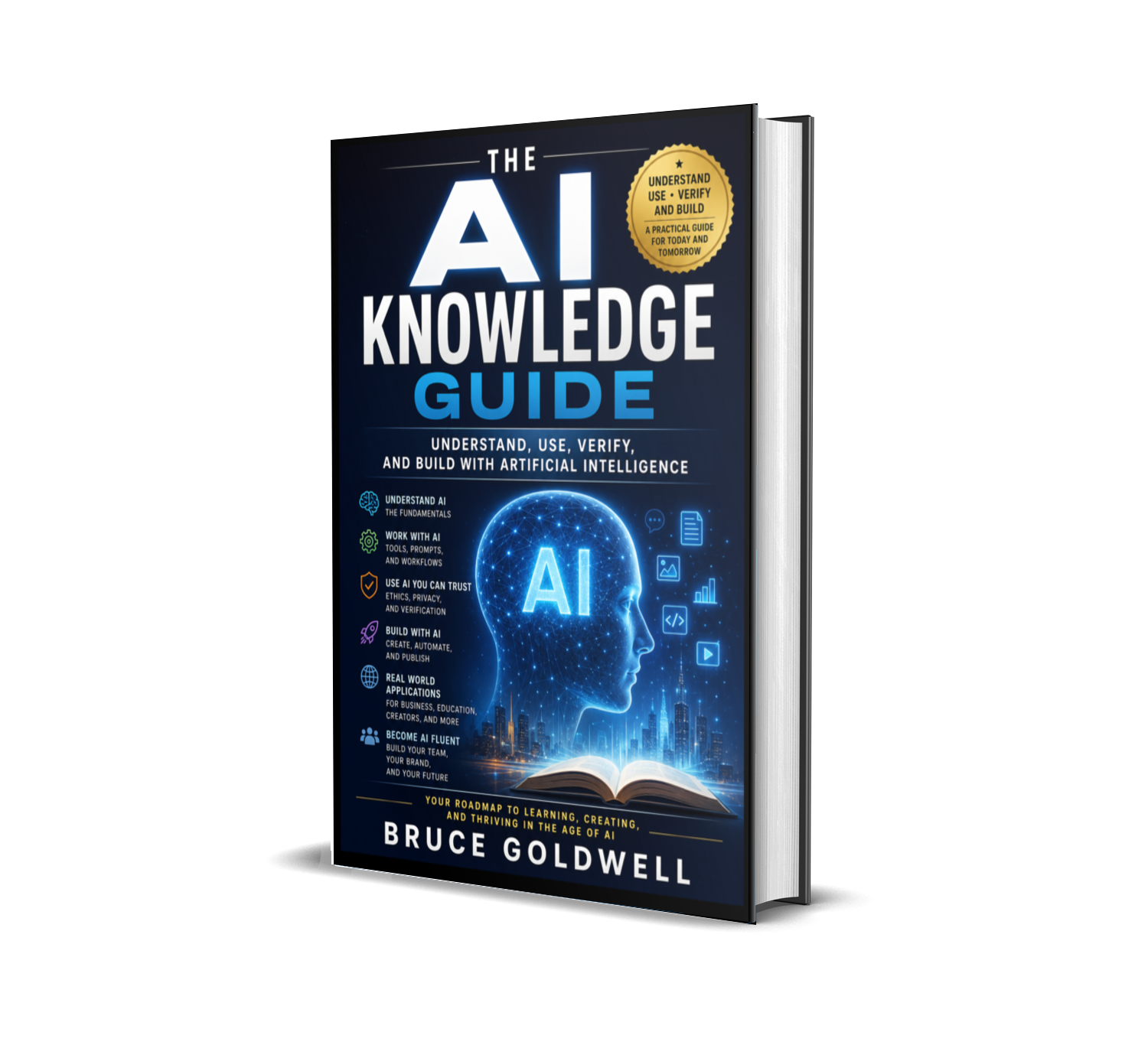 A digital library representing Bruce Goldwell's artificial intelligence books