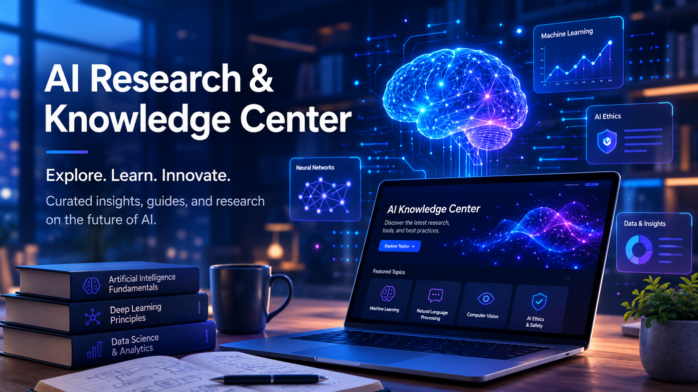 Organized artificial intelligence research library containing documents, websites, videos, notes, citations, and source connections
