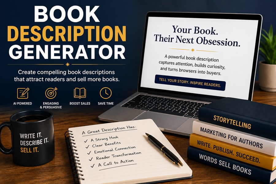 Book Description Generator for Authors