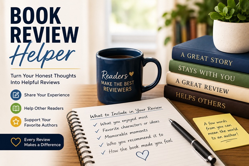 Book Review Helper for Readers and Authors