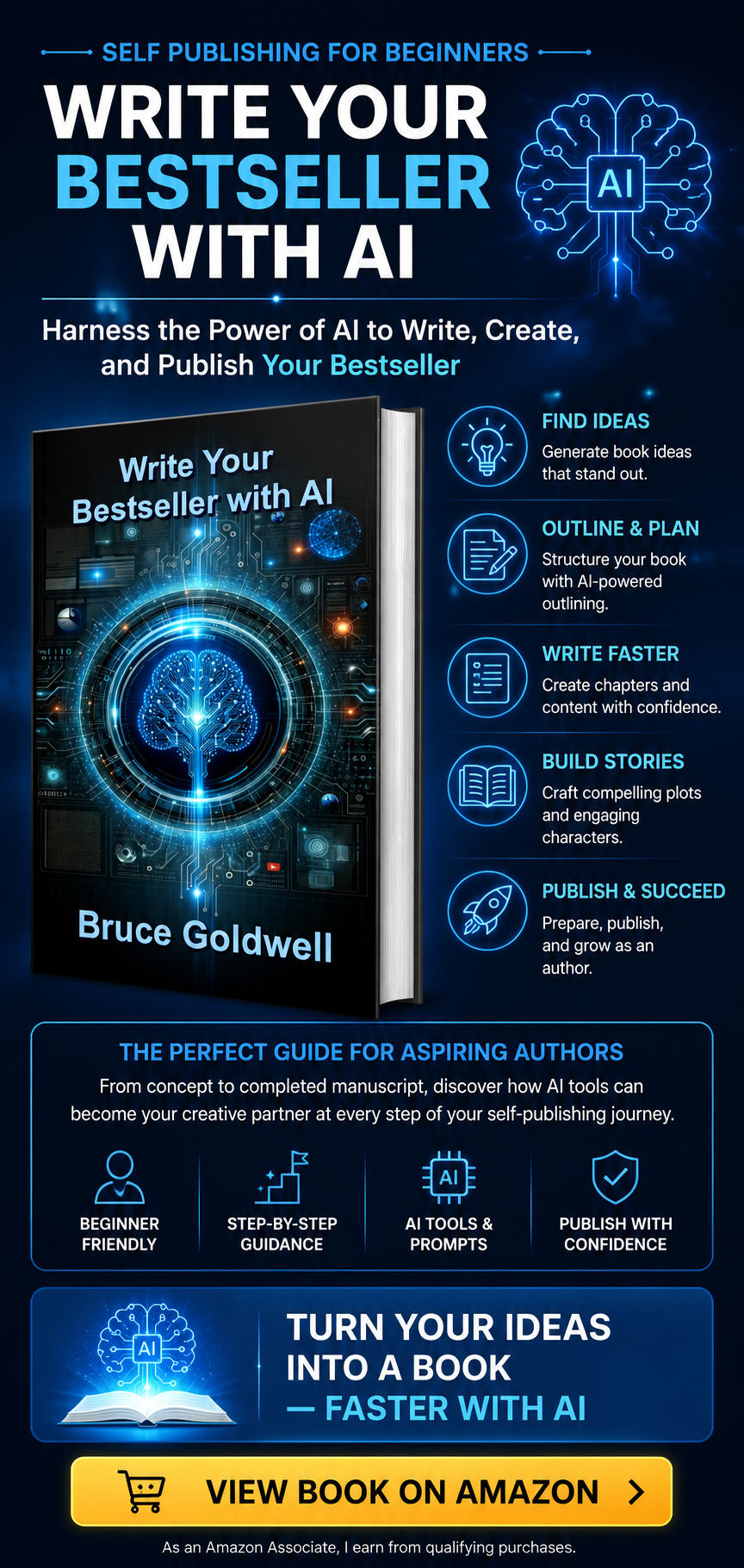 Write Your Bestseller with AI by Bruce Goldwell