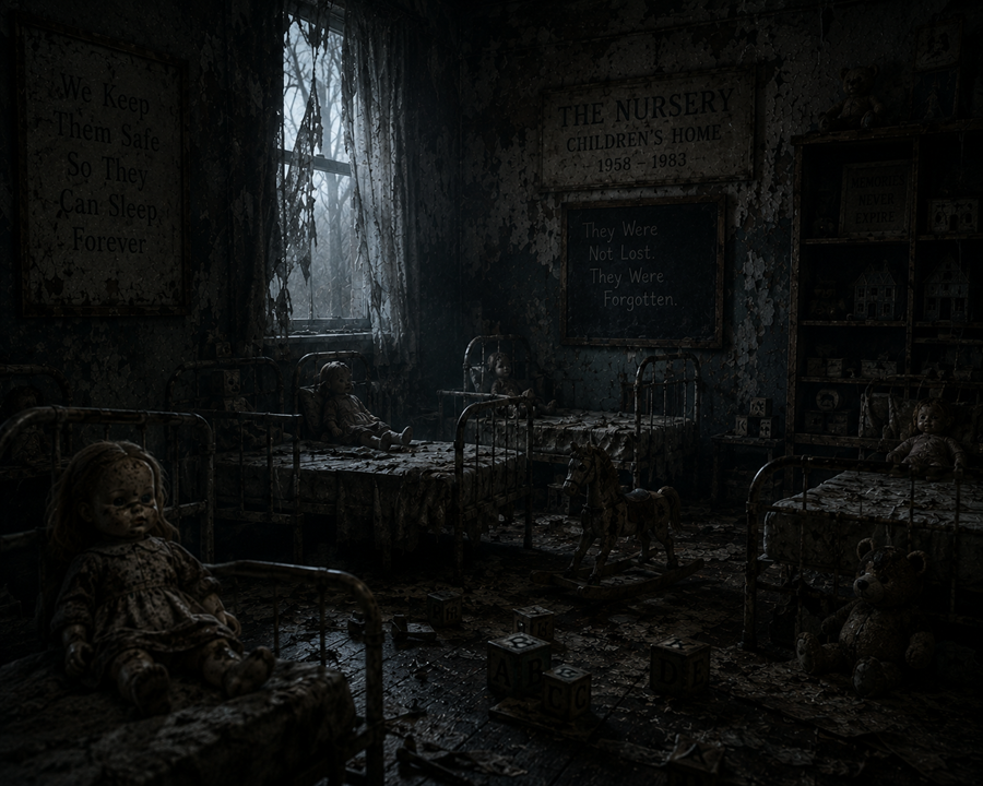 An abandoned room connected to the forgotten children of The Nursery