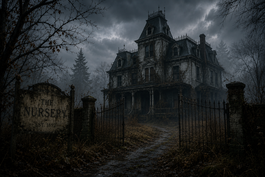 The abandoned building known as The Nursery