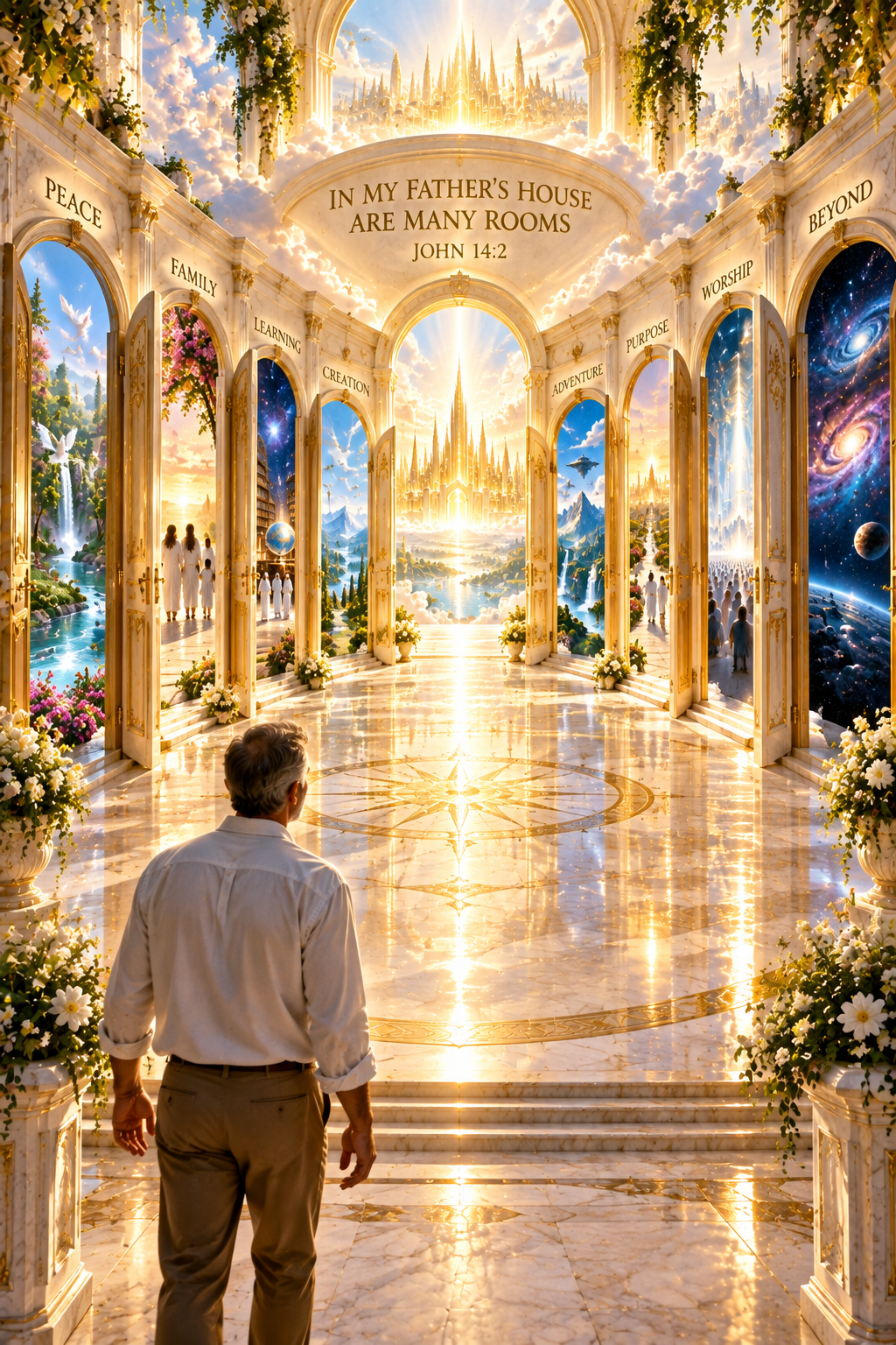 Many rooms and realms of Heaven
