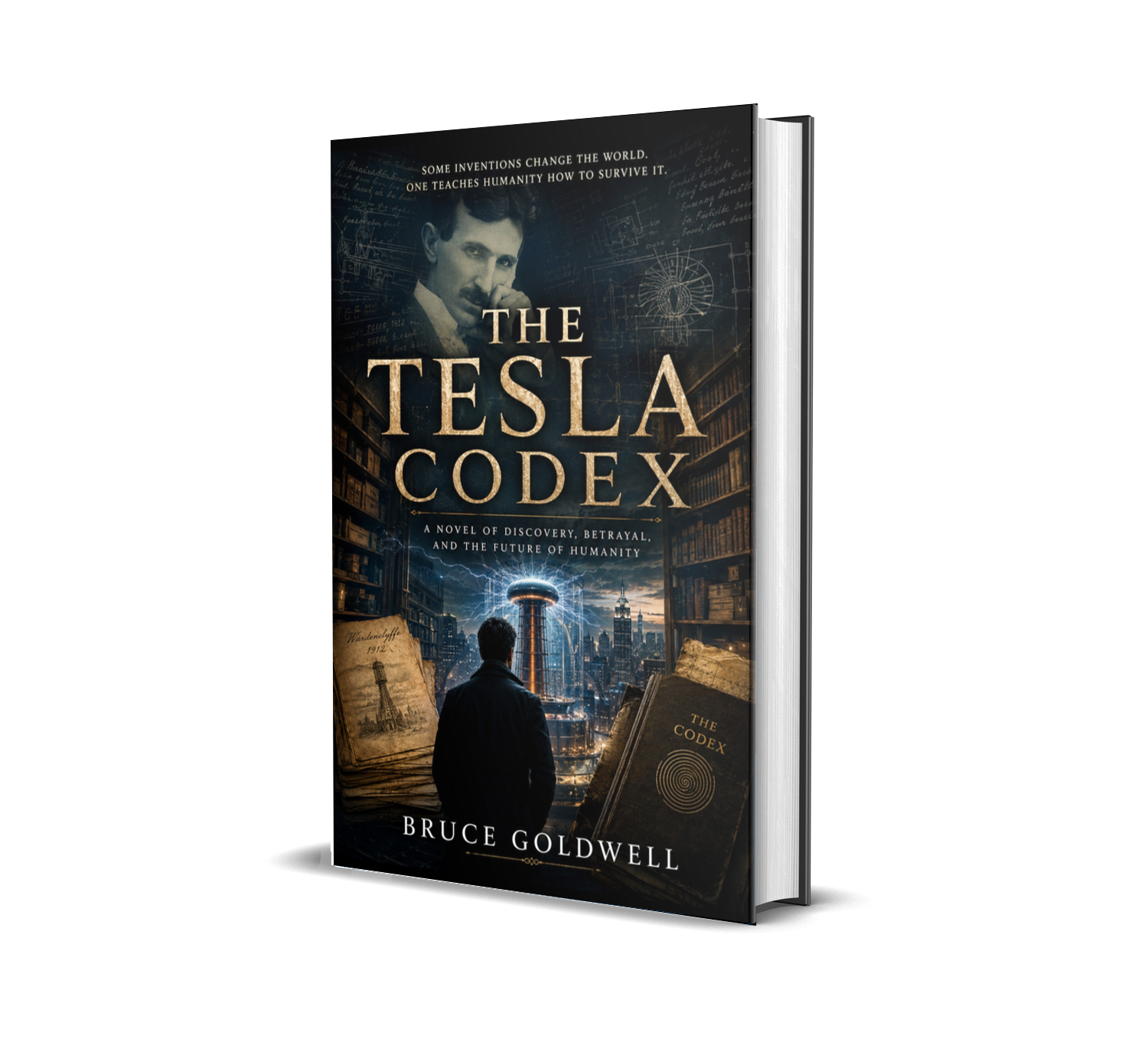 The Tesla Codex by Bruce Goldwell book cover