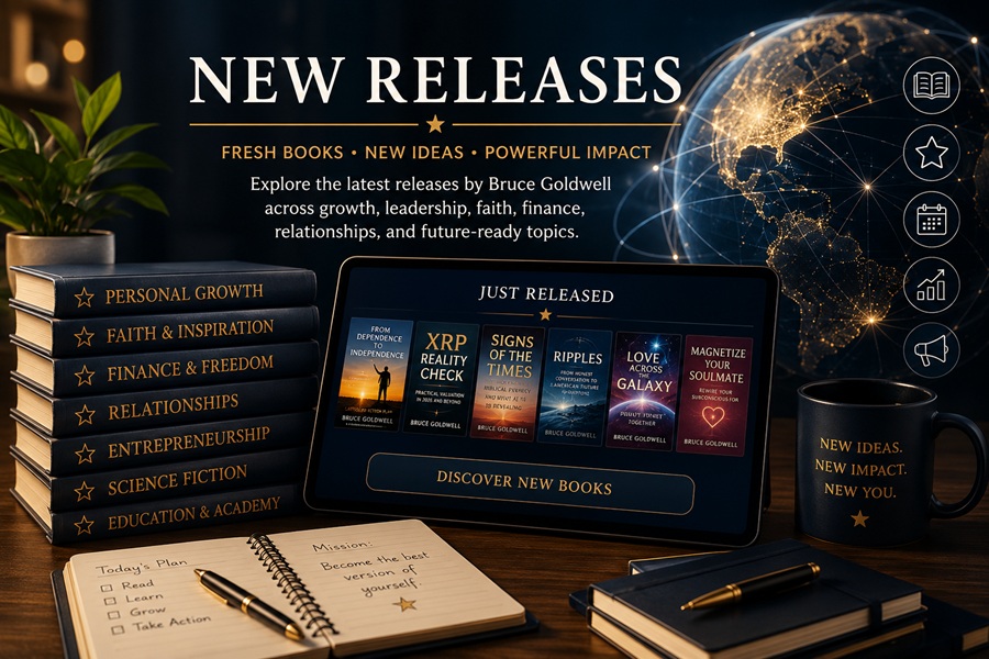 New releases by Bruce Goldwell including latest books and publishing updates