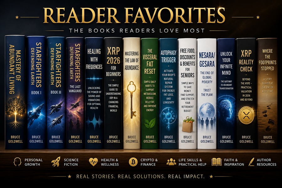 Reader favorite books by Bruce Goldwell