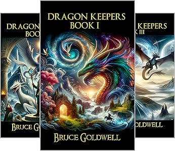Dragon Keepers Fantasy Books Series by Bruce Goldwell - series artwork