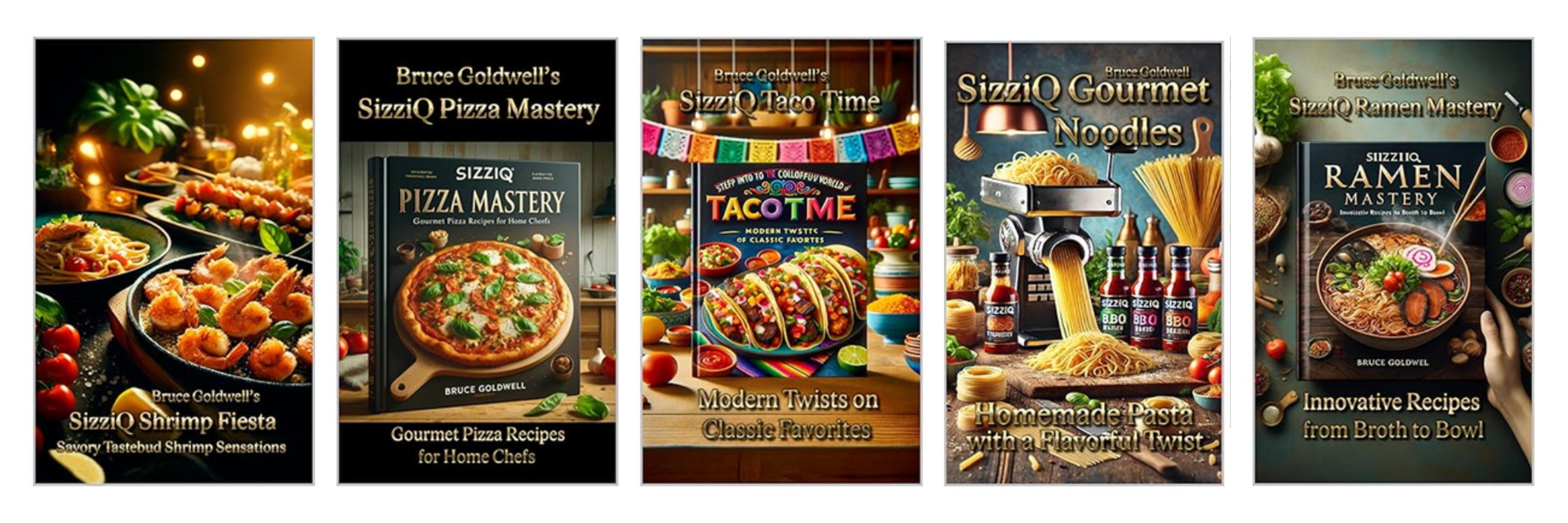 Goldwell’s SizziQ Culinary Collection series covers