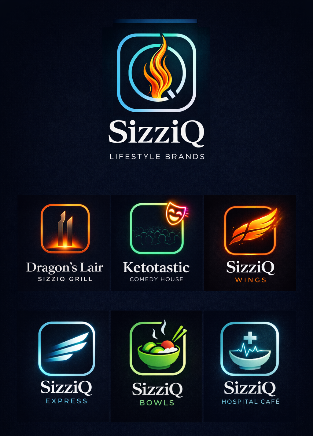SizziQ Lifestyle Brands concept lineup image