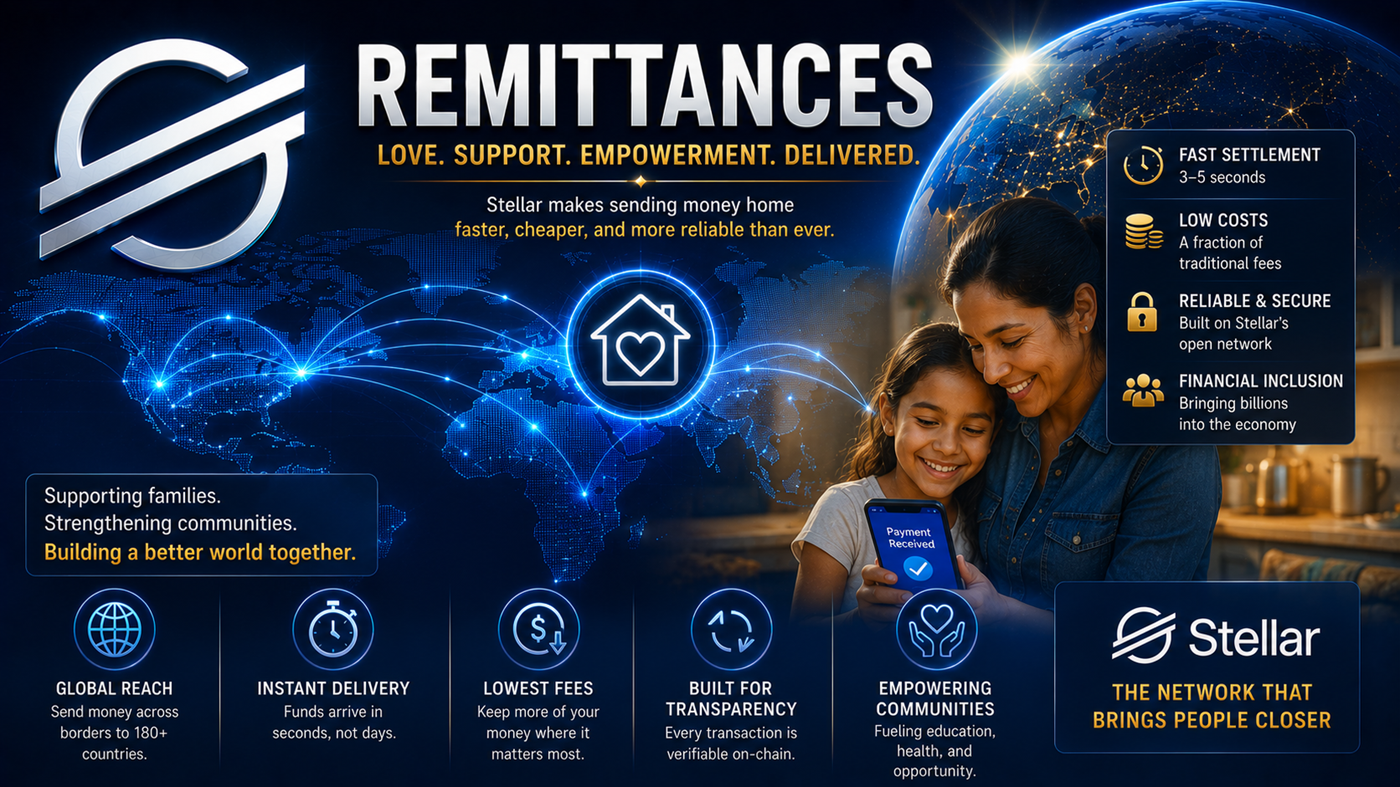 Global remittances using Stellar, stablecoins, wallets, and cross-border payments
