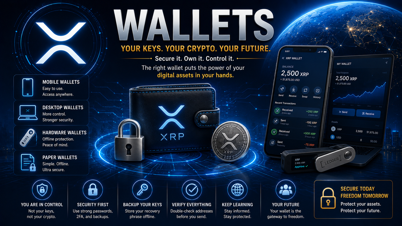 Stellar wallets showing XLM, digital assets, hardware wallets, mobile wallets, and secure crypto storage